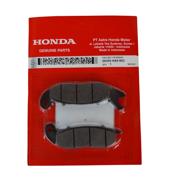 【楽天市場】ホンダ純正 フロント ブレーキパッド 06455-K84-902 (旧品番 06455-K84-901) JK05 JK06 ...