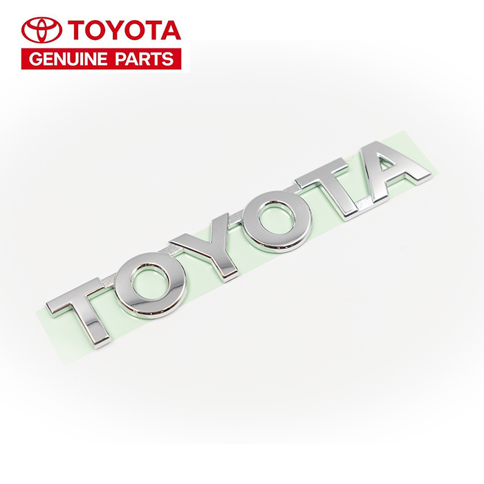 楽天市場】トヨタ 純正 TOYOTA エンブレム 縦 2.6cm x 横 16cm 輸出