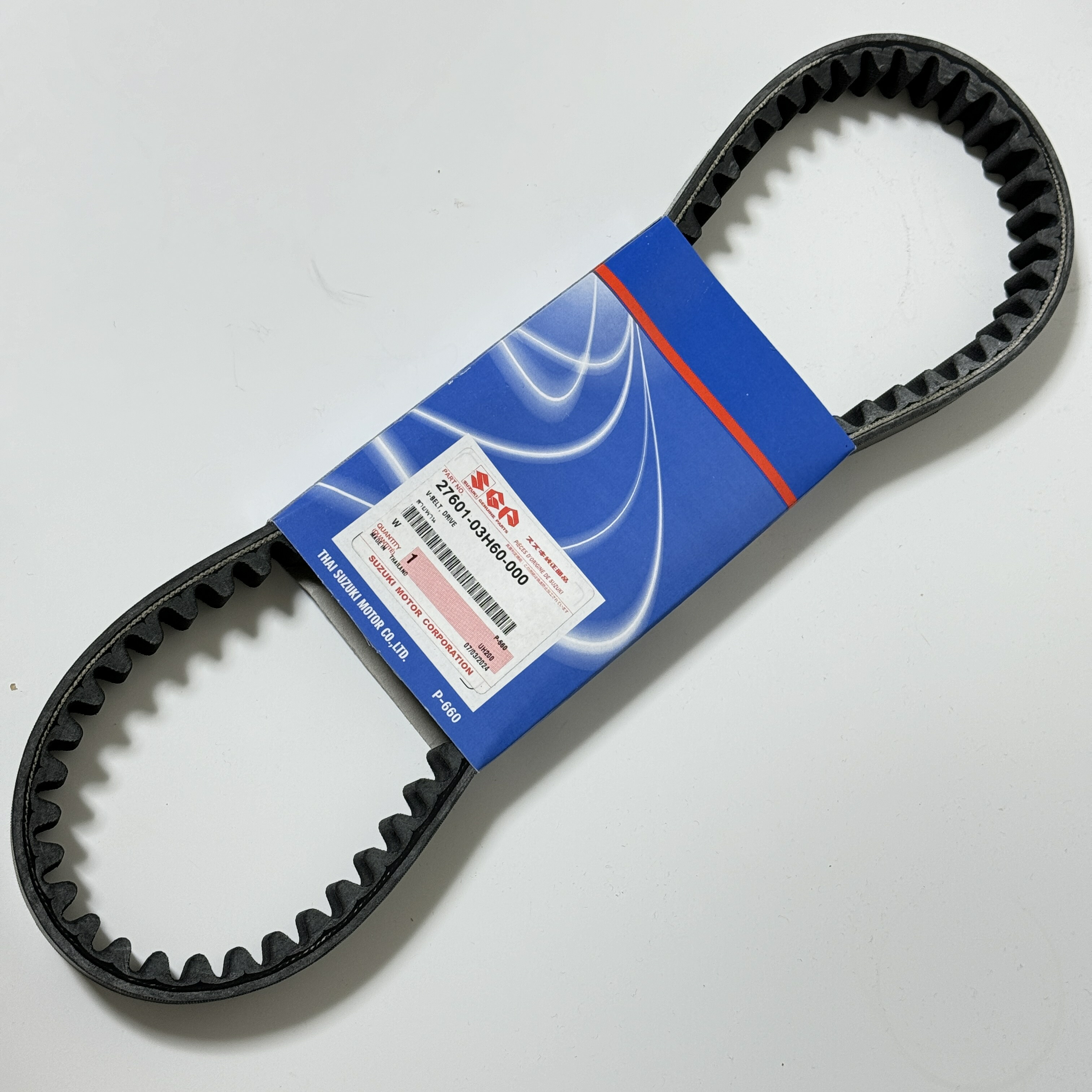 楽天市場】スズキ純正 ドライブベルト 27601-08K10 アヴェニス125