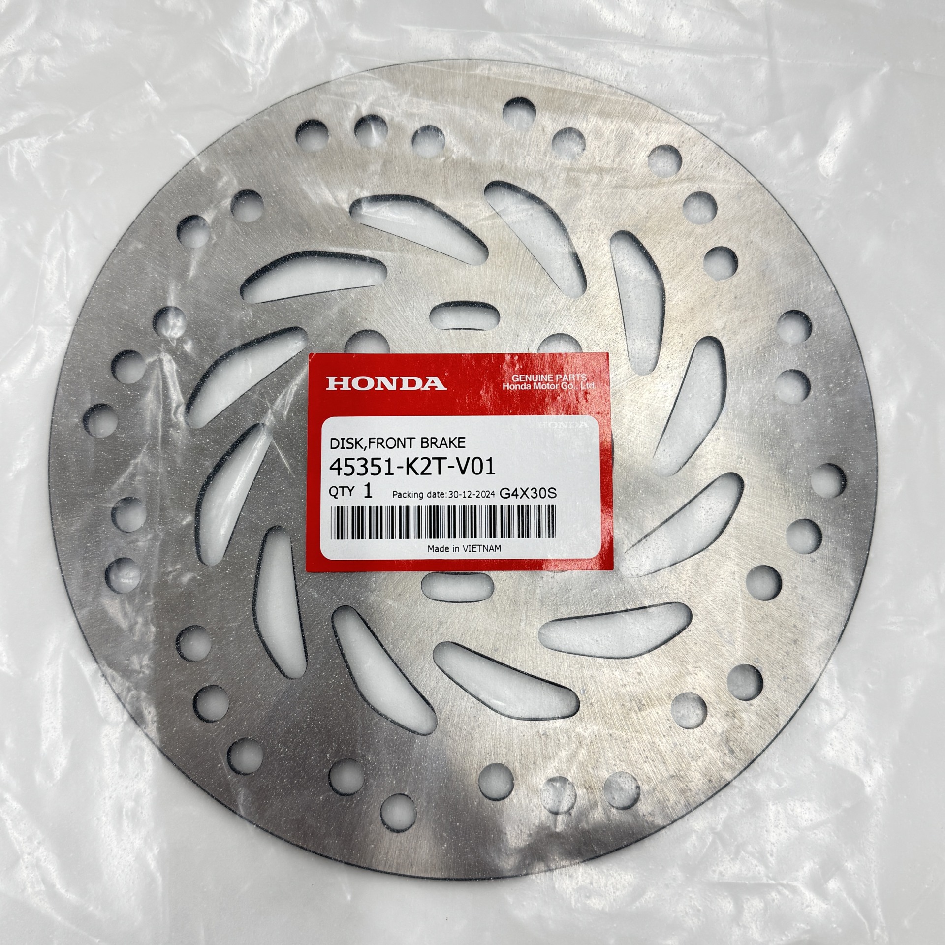 楽天市場】ベトナムホンダ純正 リード125 LEAD JF45 ディスク フロント