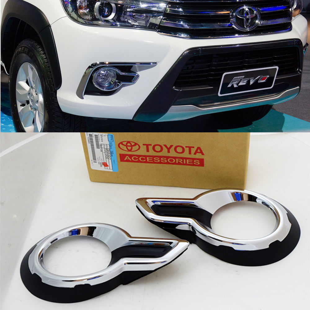 ハイラックス HILUX 新型 海外 トヨタ純正 フォグ ランプ ガーニッシュ カバー フォグライト 輸出仕様 TOYOTA GENUINE PARTS