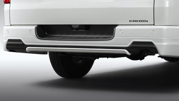 TRD 200系 ハイエース リヤバンパースポイラー 070 塗装済み MS313-26001-A1|PartsIsland