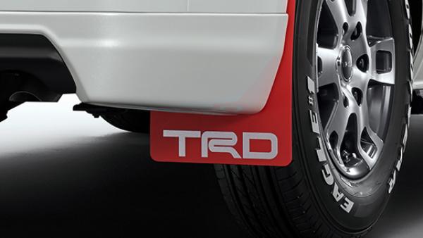 楽天市場】TRD 200系 ハイエース マッドフラップ ブラック MS328-26002