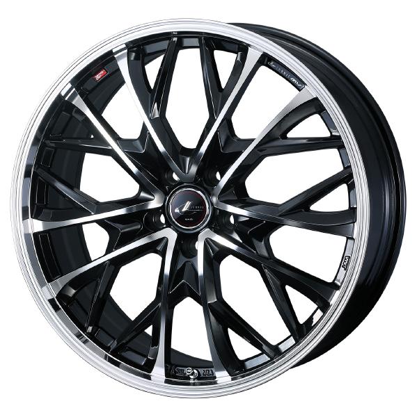 Weds LEONIS MV 15インチ 4H PCD100 5.5J +43 BMCMC 1本 41706|PartsIsland