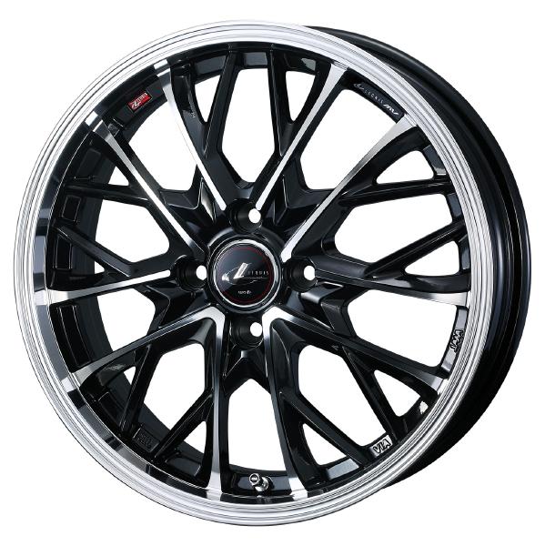 Weds LEONIS MV 16インチ 4H PCD100 6.0J +42 PBMC 1本 41709