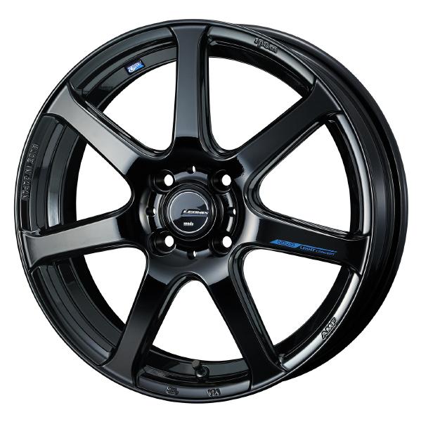 Weds LEONIS NAVIA 07 17インチ 4H PCD100 6.5J +42 PBK 1本 39560｜PartsIsland