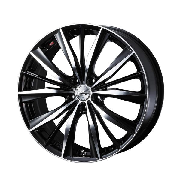 Weds LEONIS VX 18インチ 5H PCD100 7.0J +47 BKMC 2本 33271