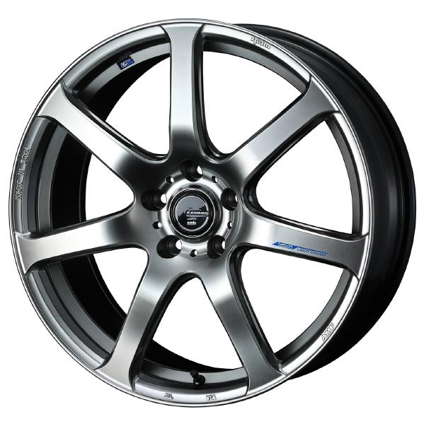 Weds LEONIS NAVIA 07 17インチ 5H PCD114.3 6.5J +53 HSB 4本 39565｜PartsIsland