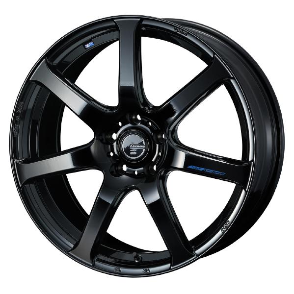 Weds LEONIS NAVIA 07 17インチ 5H PCD100 7.0J +47 PBK 4本 39566｜PartsIsland