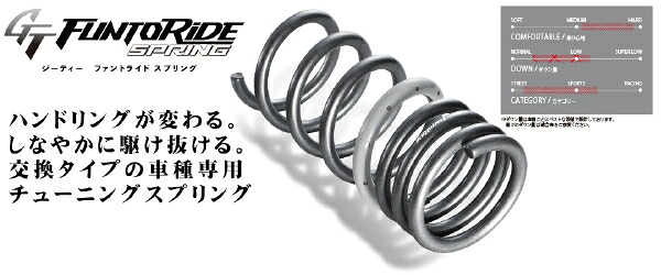 TANABE マーチ k13改 HR15 ニスモS GT ファントライド スプリング 1台分セット｜PartsIsland