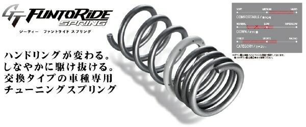 TANABE オーラ ニスモ FE13 GT FUNTORIDE SPRING 1台分セット