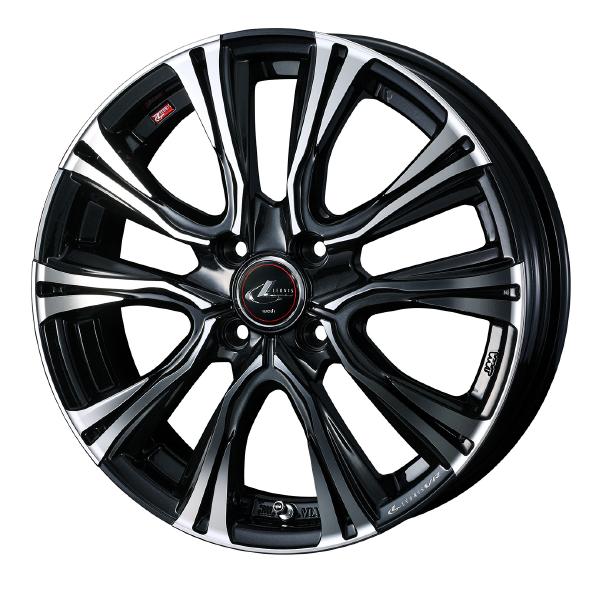 Weds LEONIS VR 15インチ 4H PCD100 5.5J +50 PBMC 4本 41214