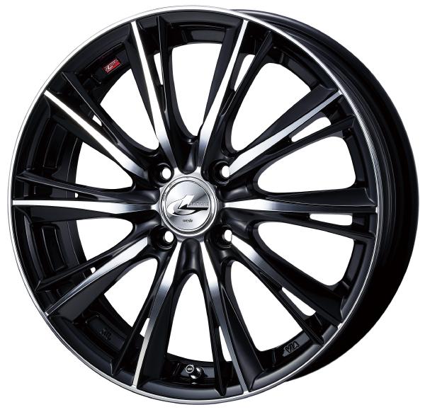 Weds LEONIS WX 15インチ 4H PCD100 4.5J +45 BKMC 4本 33860