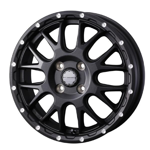 WEDS ADVENTURE MUD VANCE 08 14インチ 4H PCD100 5.0J +35 FLINT BLACK 1本 41122