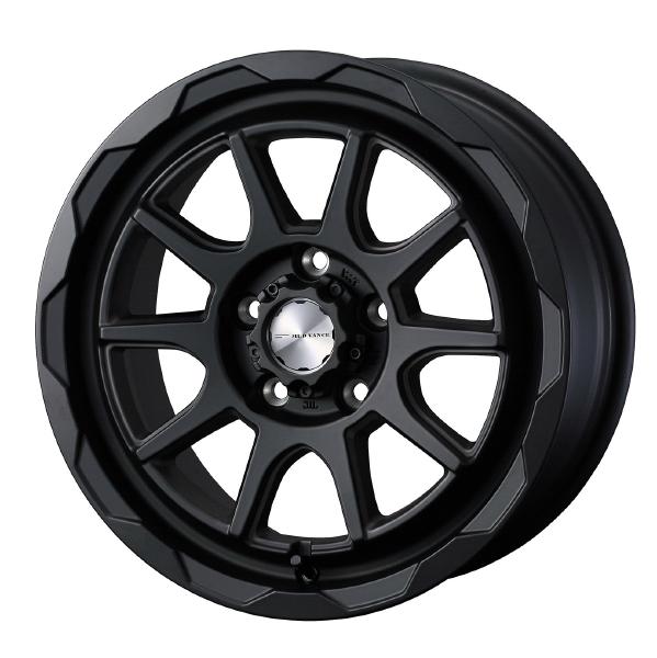WEDS ADVENTURE MUD VANCE 06 16インチ 5H PCD100 6.0J +40 FULL MAT BLACK 1本 41057|PartsIsland