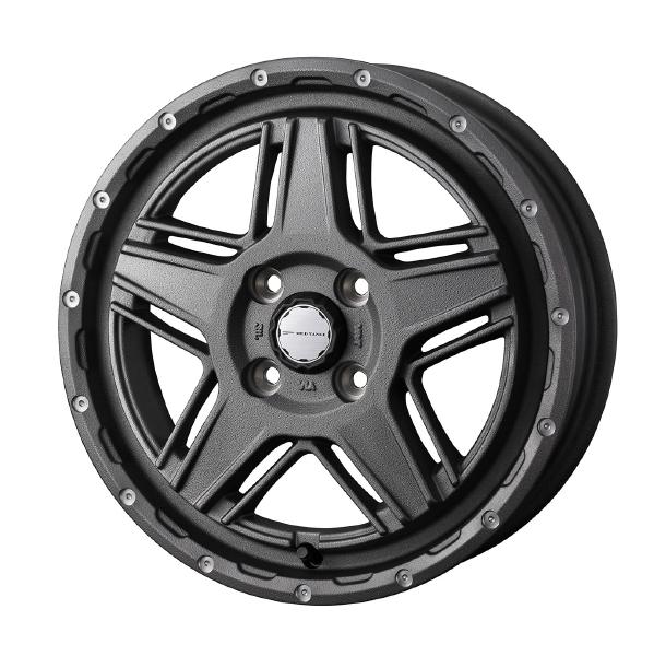 WEDS ADVENTURE MUD VANCE 07 15インチ 4H PCD100 4.5J +45 FLINT GRAY 1本 40542｜PartsIsland