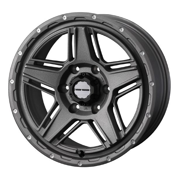 WEDS ADVENTURE MUD VANCE 07 16インチ 6H PCD139.7 6.5J +38 FLINT GRAY 1本 40546