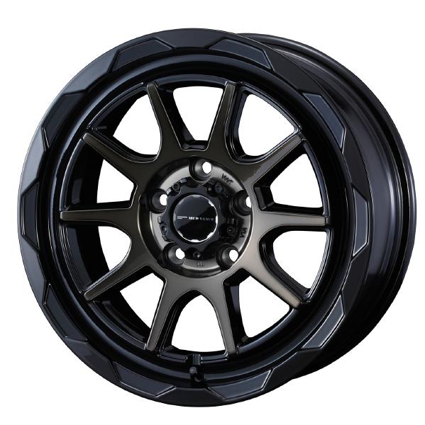 WEDS ADVENTURE MUD VANCE 06 16インチ 5H PCD114.3 7.0J +38 BLACK POLISH BRONZE-CLEAR 1本 39820
