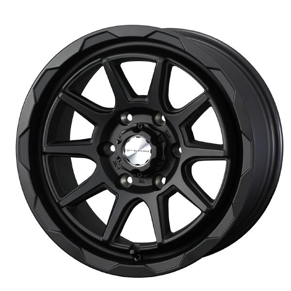 WEDS ADVENTURE MUD VANCE 06 17インチ 6H PCD139.7 8.0J +20 FULL MAT BLACK 1本 40208