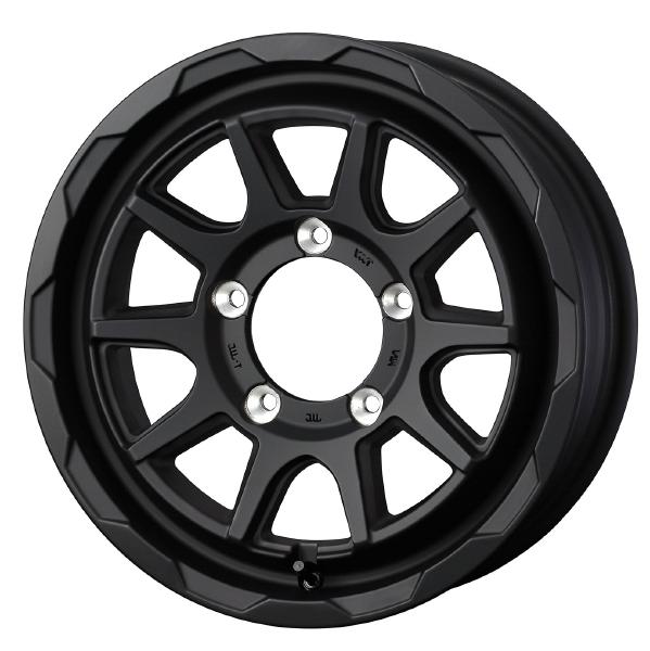 WEDS ADVENTURE MUD VANCE 06 16インチ 5H PCD139.7 6.0J -5 FULL MAT BLACK 1本 40228