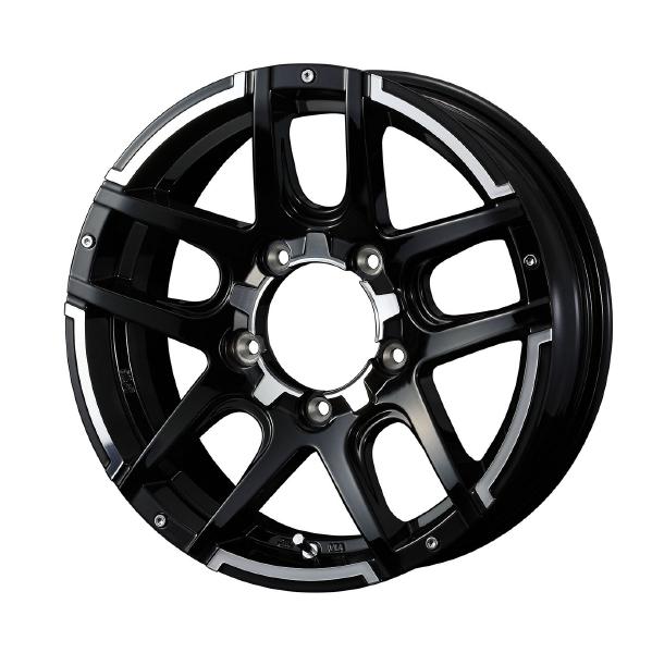 WEDS ADVENTURE MUD VANCE 04 16インチ 5H PCD139.7 5.5J +22 BLACK POLISH 1本 38925｜PartsIsland
