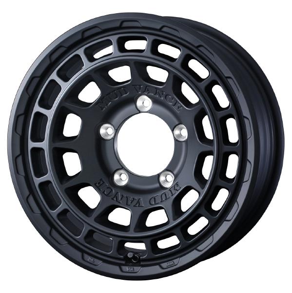 WEDS ADVENTURE MUDVANCE X TYPE F 16インチ 5H PCD139.7 6.0J -5 FULL MAT BLACK 2本 41547