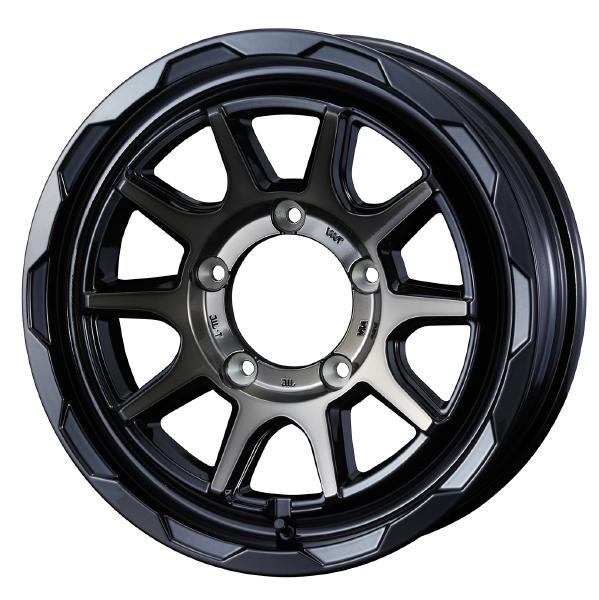WEDS ADVENTURE MUD VANCE 06 16インチ 5H PCD139.7 5.5J +22 BLACK POLISH BRONZE-CLEAR 2本 39814