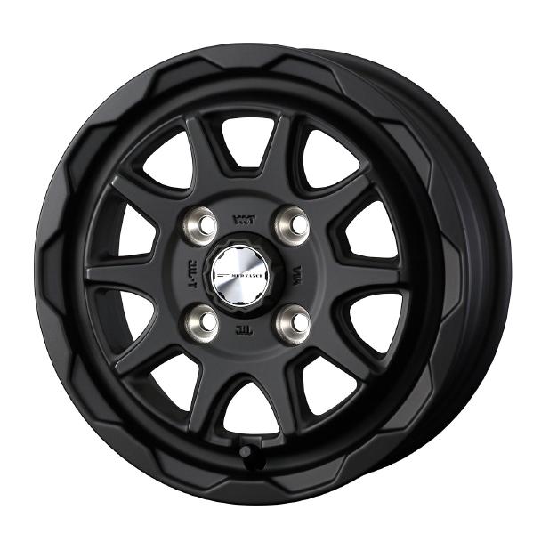 WEDS ADVENTURE MUD VANCE 06 12インチ 4H PCD100 4.0J +40 FULL MAT BLACK 2本 40200