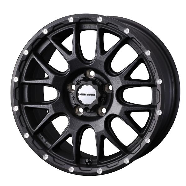 WEDS ADVENTURE MUD VANCE 08 15インチ 5H PCD139.7 6.0J +0 FLINT BLACK 4本 41124