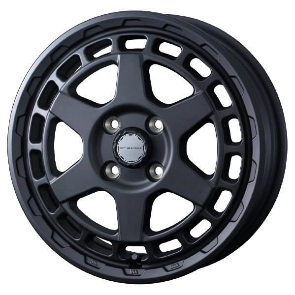 WEDS ADVENTURE MUDVANCE X TYPE S 14インチ 4H PCD100 5.0J +30 FULL MAT BLACK 4本 41591