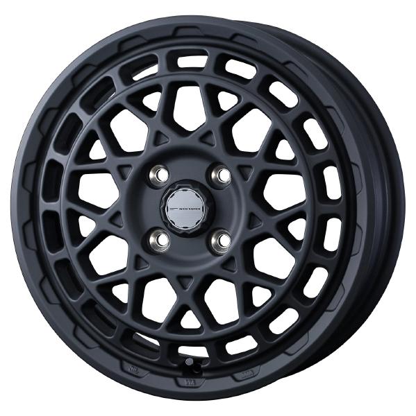 WEDS ADVENTURE MUDVANCE X TYPE M 14インチ 4H PCD100 4.5J +45 FULL MAT BLACK 4本 41562