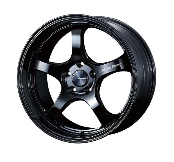 WEDSSPORT RN05M 19インチ 5H PCD114.3 8.5J +38 GLOSS BLACK 2本 72918|PartsIsland