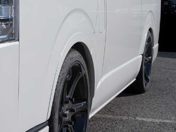 楽天市場】ハイエース 200系 オーバーフェンダー ホワイト/058