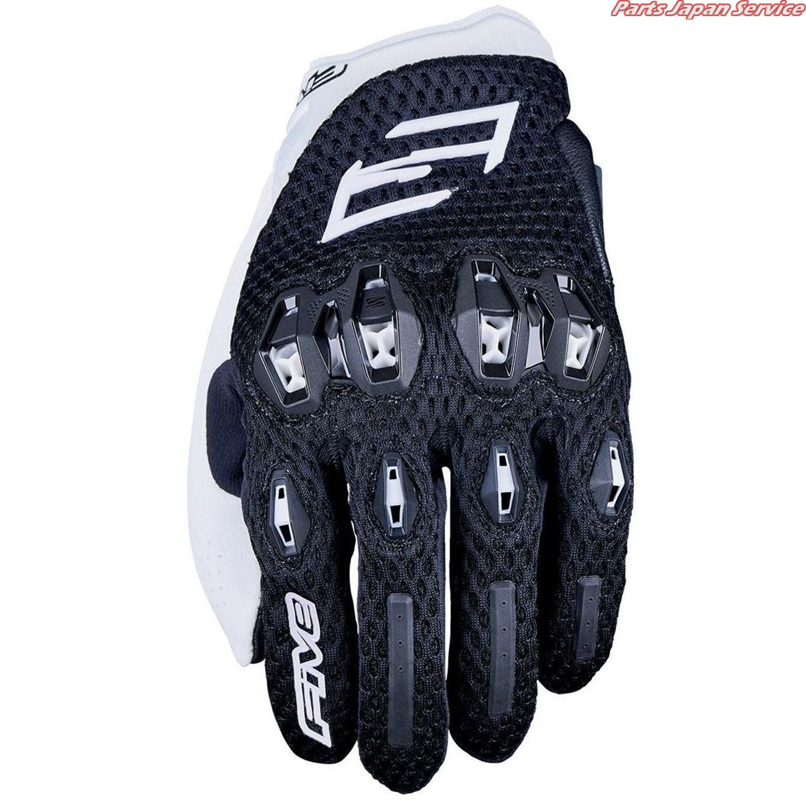 STUNT EVO2 AIRFLOW : BLACK WHITE L ファイブ|パーツジャパンサービス店