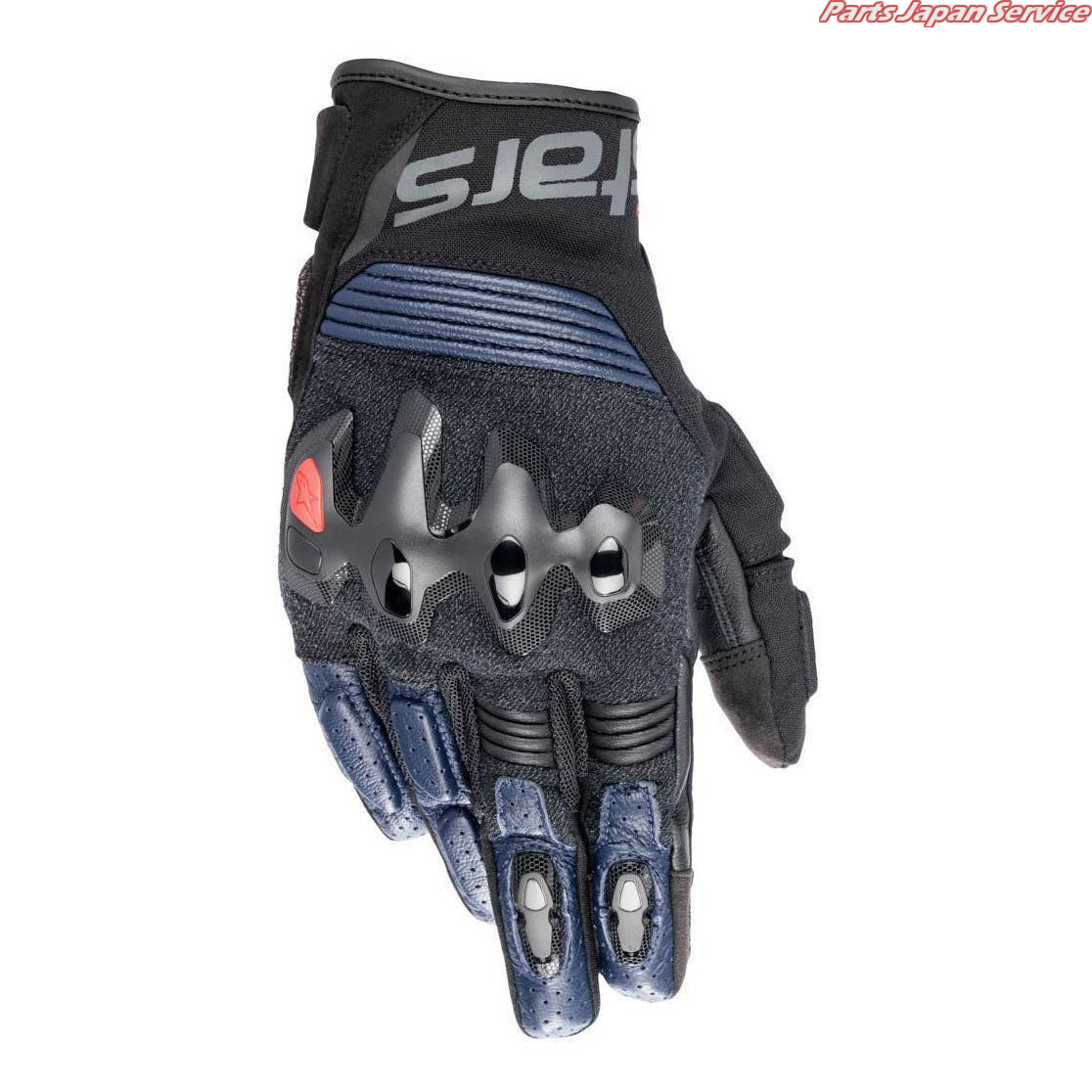 HALO LEATHER GLOVE [7109 DARK BLUE BLACK] L 3504822 アルパインスターズ｜パーツジャパンサービス店 15,380円