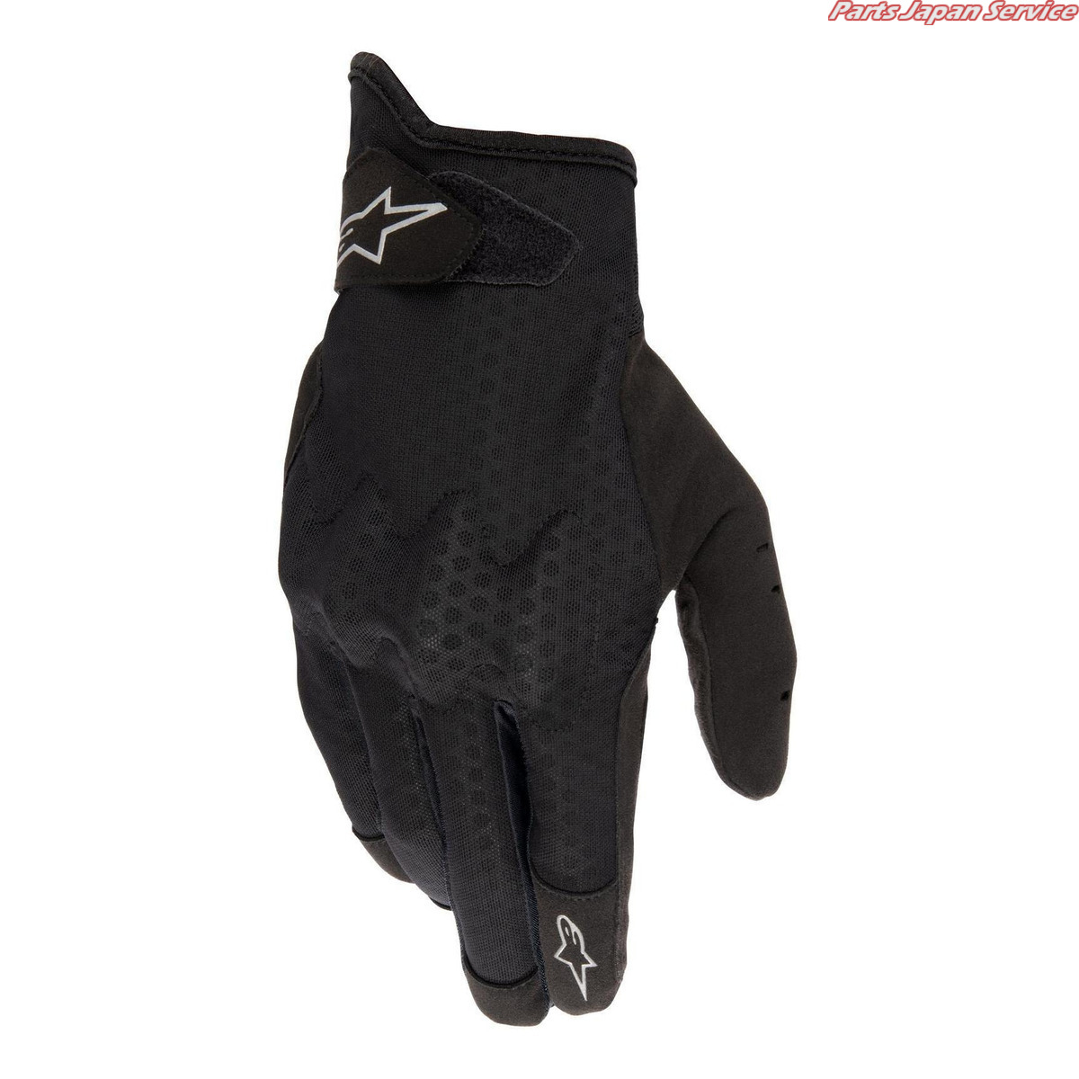 STATED AIR GLOVE [119 BK SILVER] L 3569723 アルパインスターズ