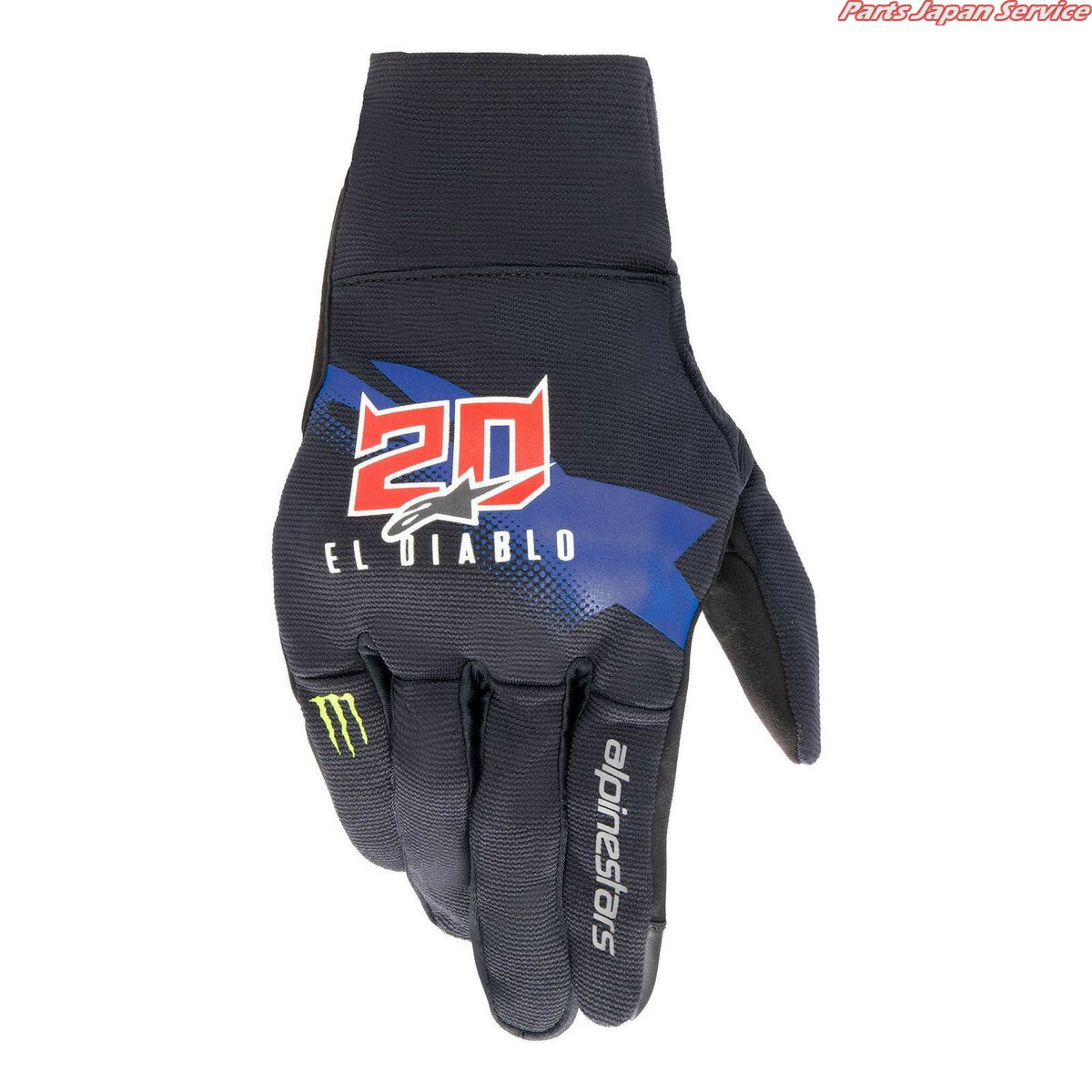 FQ20 REEF MONSTER GLOVES 1261BLACK BLUE BRIGHT RED GREEN L 3568023 アルパインスターズ