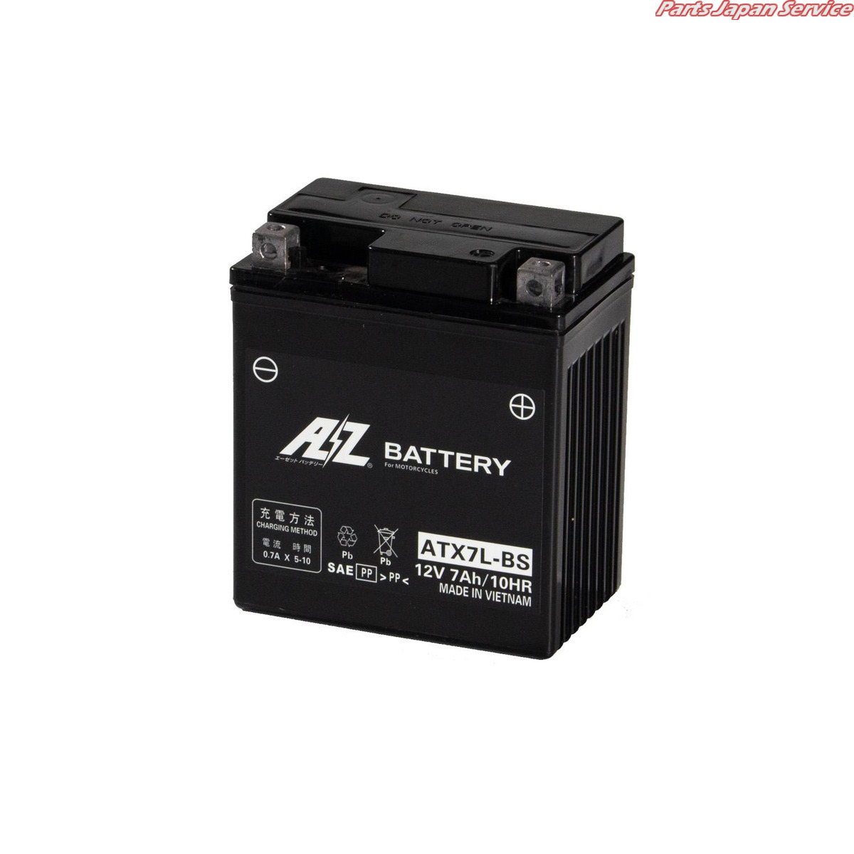 ATX7L-BS 液入り充電済 エーゼット