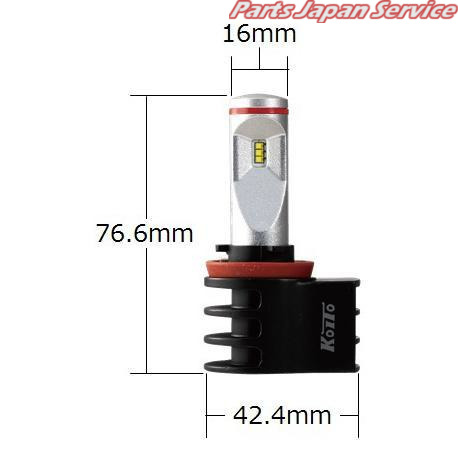 W316KWT FOGヨウ LEDホワイトビームNeo12V 9W コイト｜パーツジャパンサービス店
