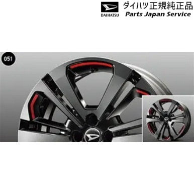 純正 ダイハツ DAIHATSU A201S系ロッキー 51.アルミホイールデカール(レッド) 08230-K1063 ROCKY DAIHATSU｜パーツジャパンサービス店