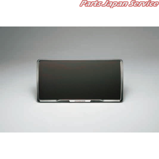 純正 三菱 MITSUBISHI B5AW系EKクロスEV 52.ナンバープレートフレーム(チタン調)(1枚) MZ572547 EKXEV