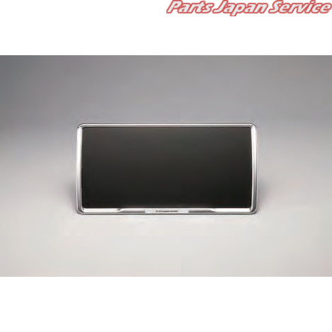 純正 三菱 MITSUBISHI CV1W系デリカD5 23.盗難抑止ボルト付ナンバープレートフレーム(メッキ)パッケージ MZ572555 DELICAD5｜パーツジャパンサービス店