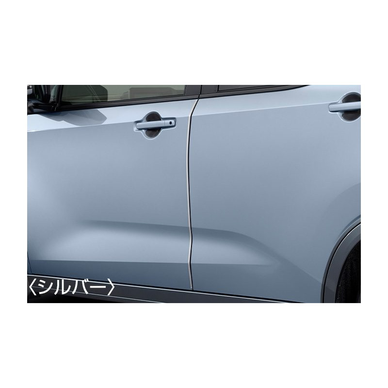 純正 日産 NISSAN B6AW系サクラ ドアエッジモール(1台分) シルバー/ブラック SAKURA
