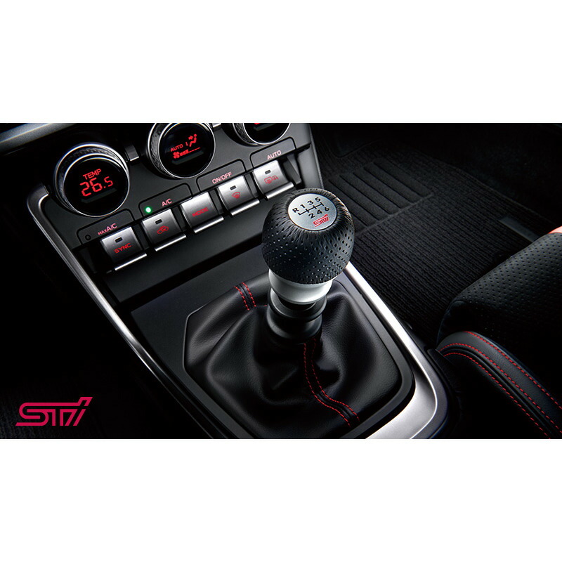 楽天市場】純正 スバル SUBARU ZD8系BRZ STI シフトノブ 6MT