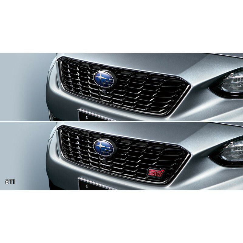 楽天市場】5-633ー スバル インプレッサ フロントグリル カーボン調