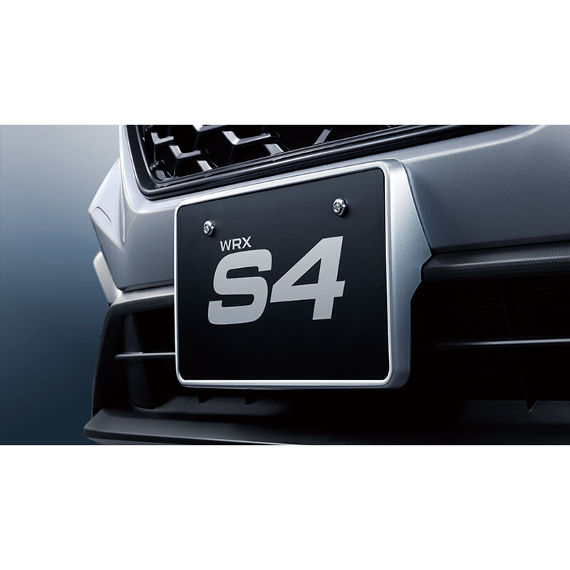 純正 スバル SUBARU VBH系WRXS4 カラードナンバープレートベース WRXS4