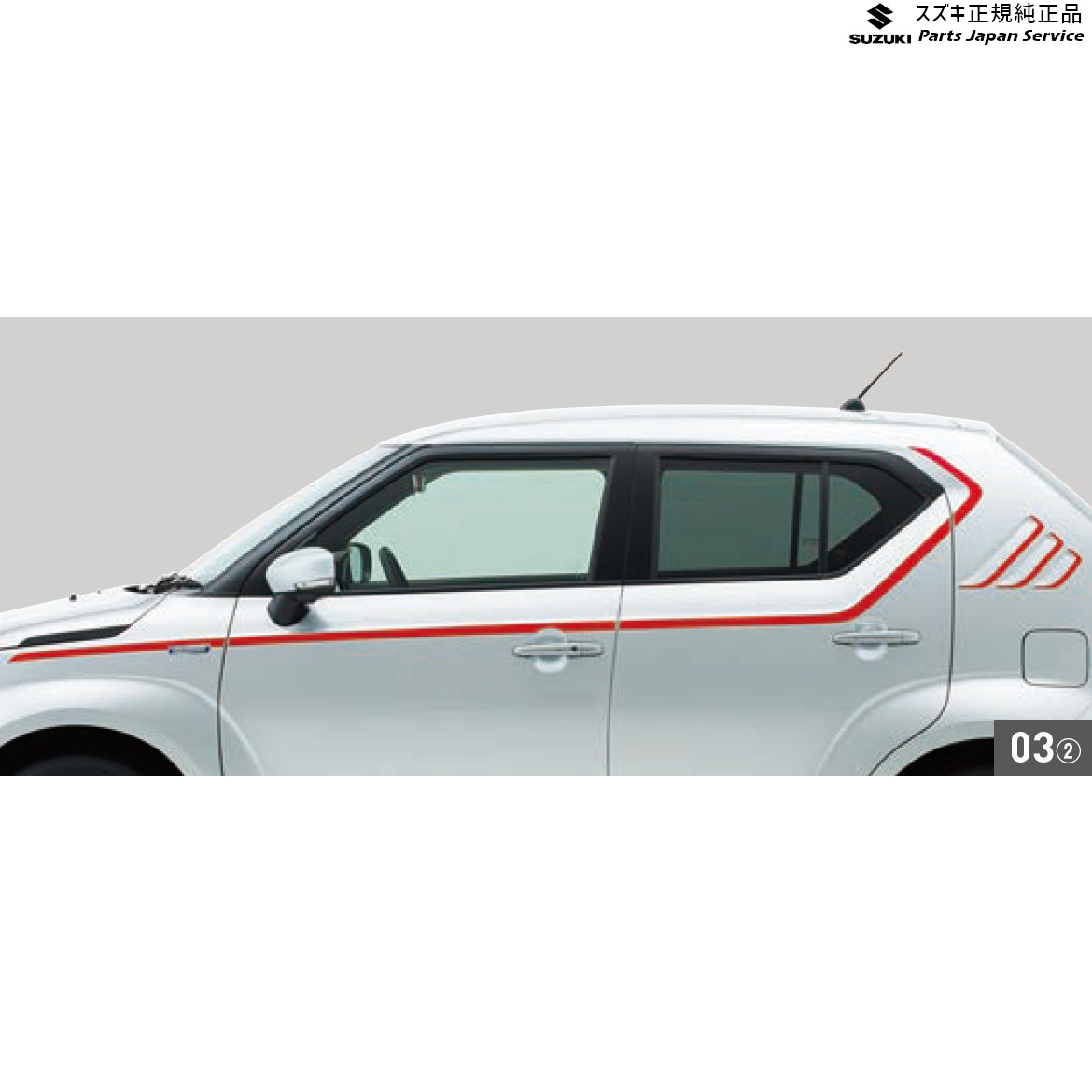 純正 スズキ SUZUKI FF21S系イグニス 03.デカールセット IGNIS|パーツジャパンサービス店