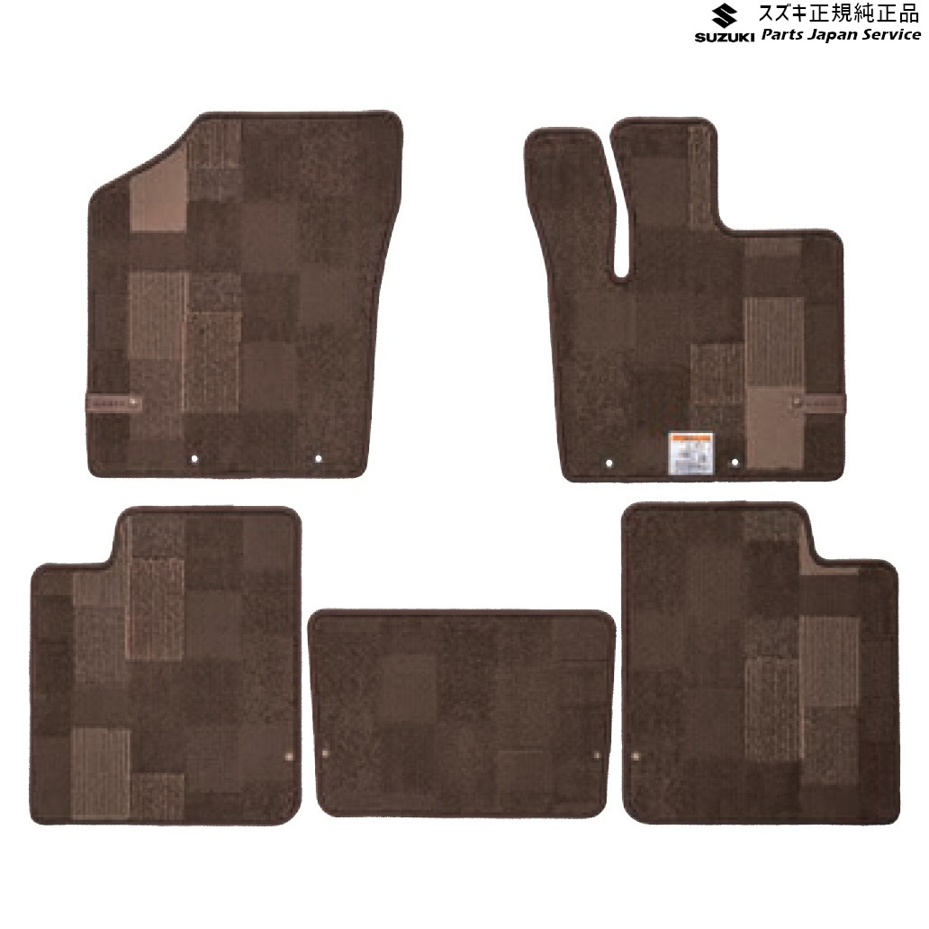 純正 スズキ SUZUKI HE33S系ラパン 31.フロアマット(ジュータン)〈パッチワーク〉 LAPIN