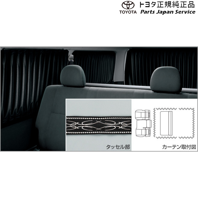 Toyota Voxy トヨタ ヴォクシー 室内カーテン（遮光機能付）[08232 28120] 車用品 Net Consulting