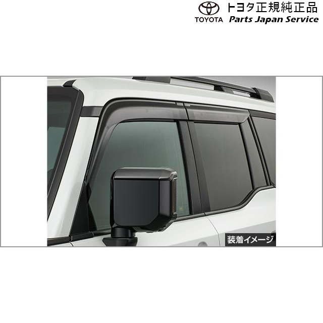 RAV4 純正サイドバイザー　1台分　新品 50系 RAV4 ドア バイザー サイドバイザー 純正風 1台分セット メッキ